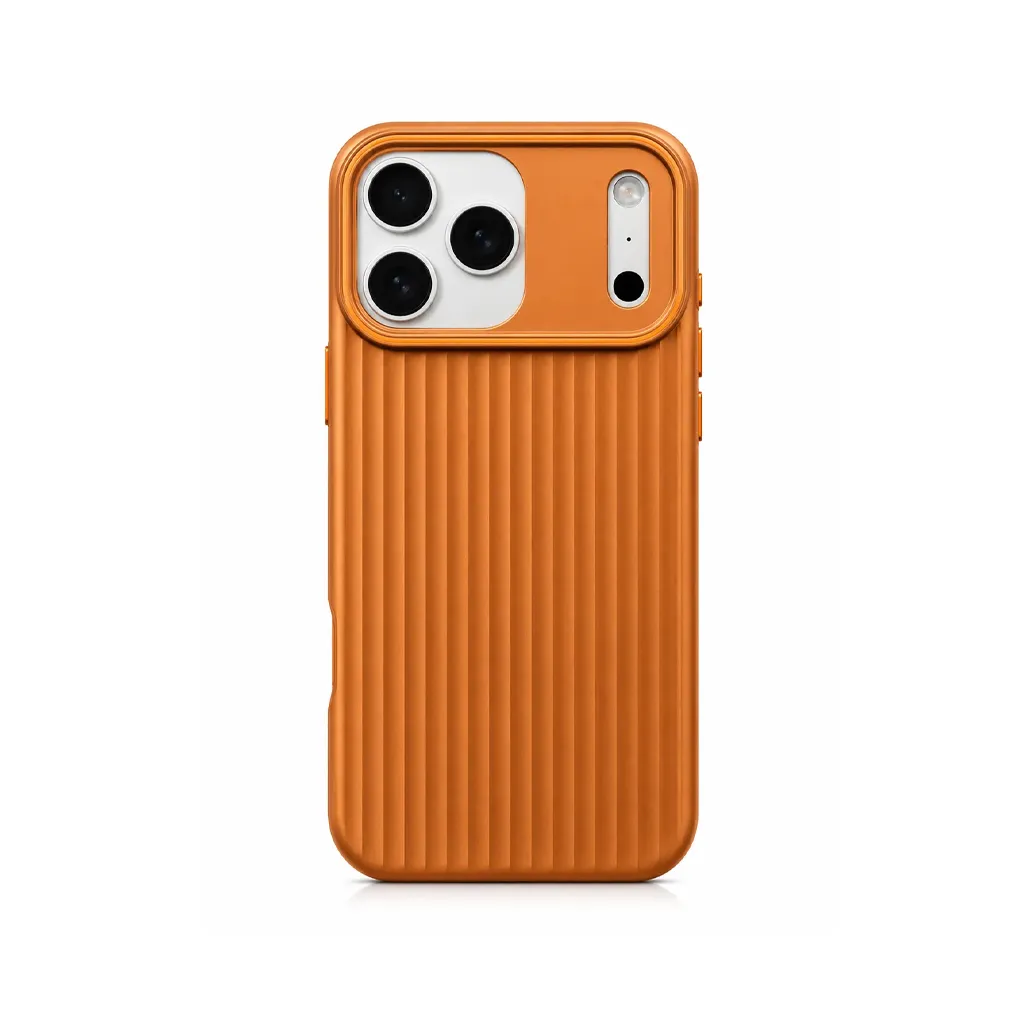 [DFA-27] J-Case DFA-27 Ribbed Hard Shell Impact-Protection Cover (No MagSafe) For iPhone 17 Pro Max - درع موبايل صلب مضلع نحيف ومقاوم للصدمات بدون ماك سيف للايفون 17 برو ماكس