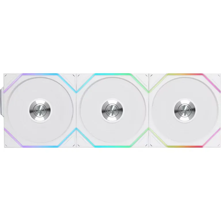 Lian Li UNI Fan TL LCD 120 Wireless - Triple Pack - 2.4 GHz Wireless Controller Included - Daisy Chain & Infinity Mirror Design - LCD Display