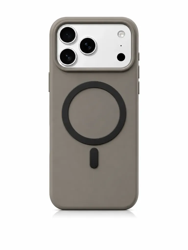 Minimalist Matte Semi-Rigid Super-Slim Protective Cover (MagSafe Compatible) iPhone For iPhone 17 Pro Max - درع موبايل شفاف مطفي نحيف جدا مع ماك سيف للايفون 17 برو ماكس