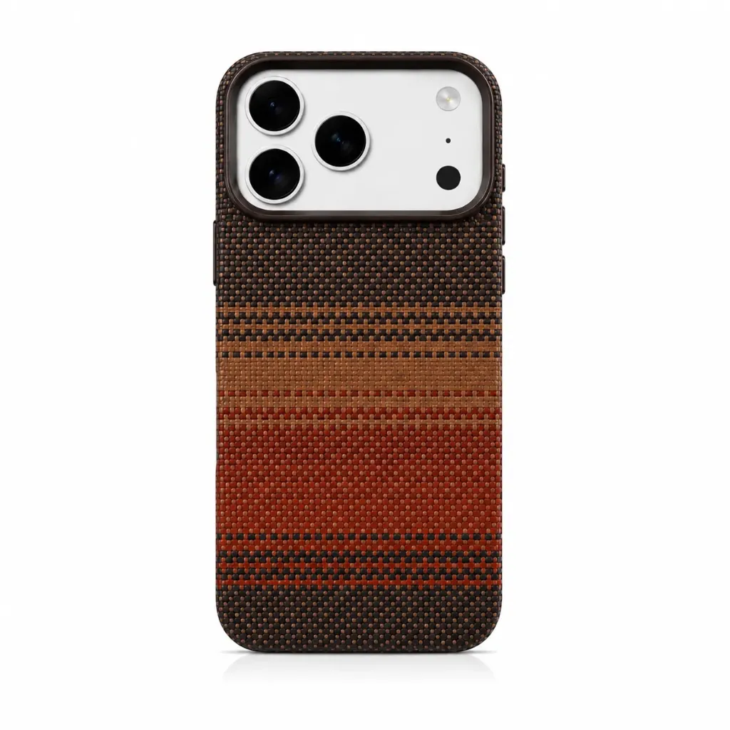 [HBC350] HDD HBC350 Signature Woven Kevlar Protective MagSafe Cover For iPhone 17 Pro Max - درع موبايل منسوج من للايفون 17 برو ماكس