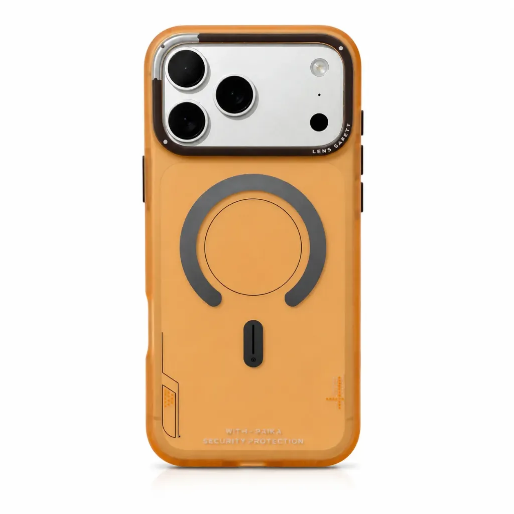 [BIG-05] BIGC BIG-05 Sleek Matte Translucent MagSafe Case with Protective Lens Frame For iPhone 17 Pro Max - درع موبايل مطفي شبه شفاف مع ماك سيف وإطار حماية مدمج للكاميرا للايفون 17 برو ماكس