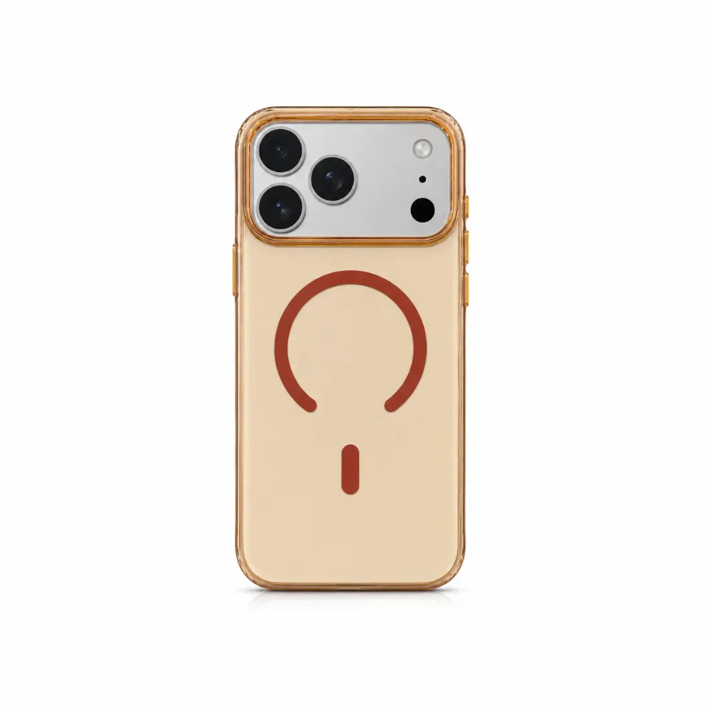 X-Level Clear Sparkling Series Ultra-Thin Anti-Fingerprint MagSafe Cover For iPhone 17 Pro Max - درع موبايل شفاف نحيف جداً مقاوم للبصمات مع ماك سيف للايفون 17 برو ماكس
