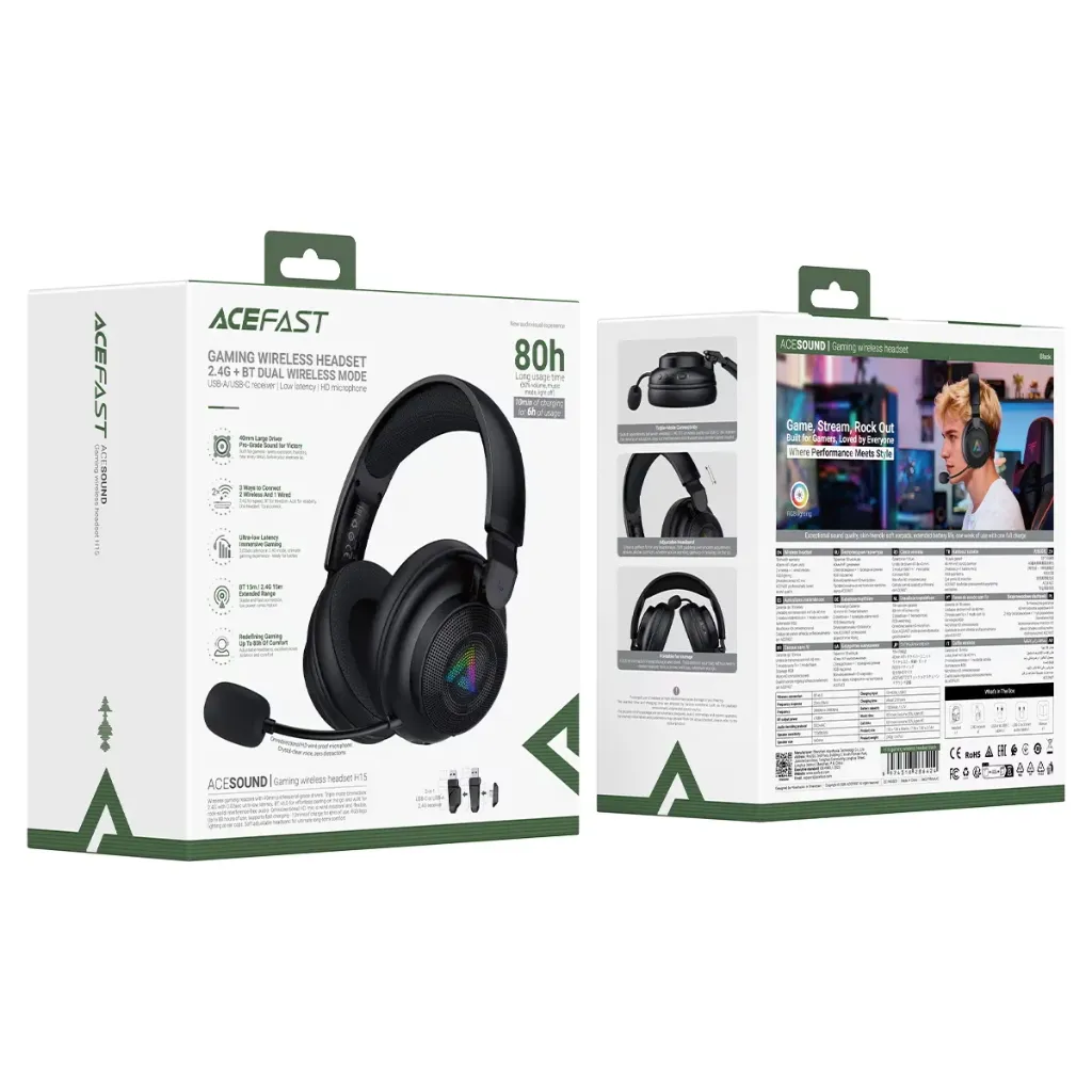 ACEFAST H15 gaming wireless headset