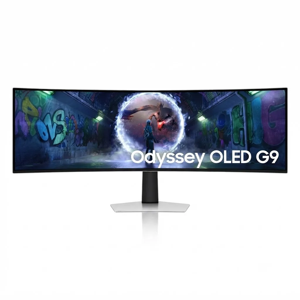 Samsung Odyssey OLED G9 LS49DG932SMXUE Gaming Monitor- 49" OLED 240Hz