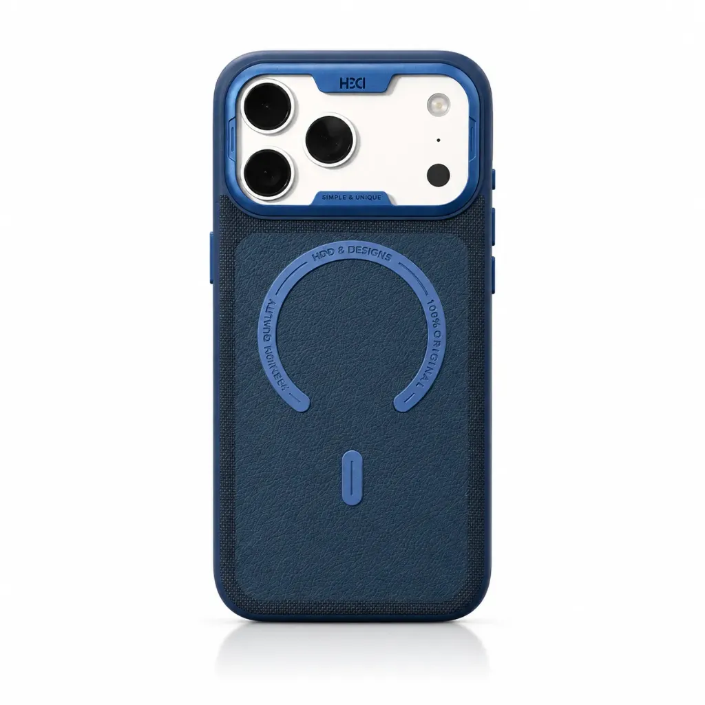 HDD HBC-450 Unique Series Leather MagSafe Cover Collection For iPhone 17 Pro Max - درع موبايل  جلدي فريد بدعم ماك سيف للايفون 17 برو ماكس