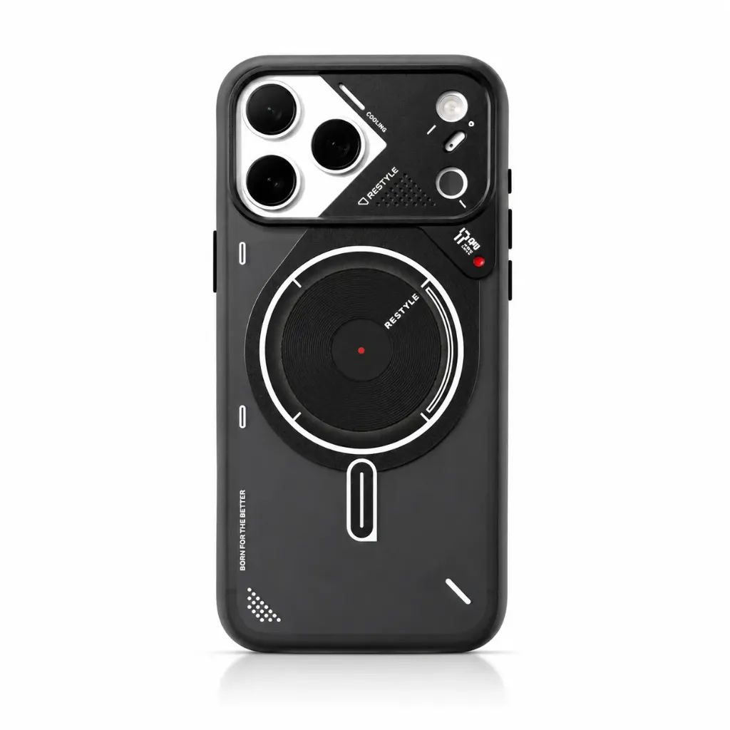 RESTYLE PRA-010 Cooling Series Translucent MagSafe Cover Collection For iPhone 17 Pro Max - درع موبايل شبه شفاف بتصميم التبريد ودعم ماك سيف للايفون 17 برو ماكس