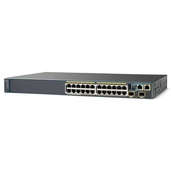 SWITCH CISCO SYSTEMS 2960 POE 24 PORT 100-240V (USED)
