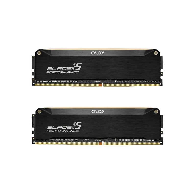 OLOY DDR5 RAM 32GB (2x16GB) Black Hairline Blade RGB 5600MHz CL40
