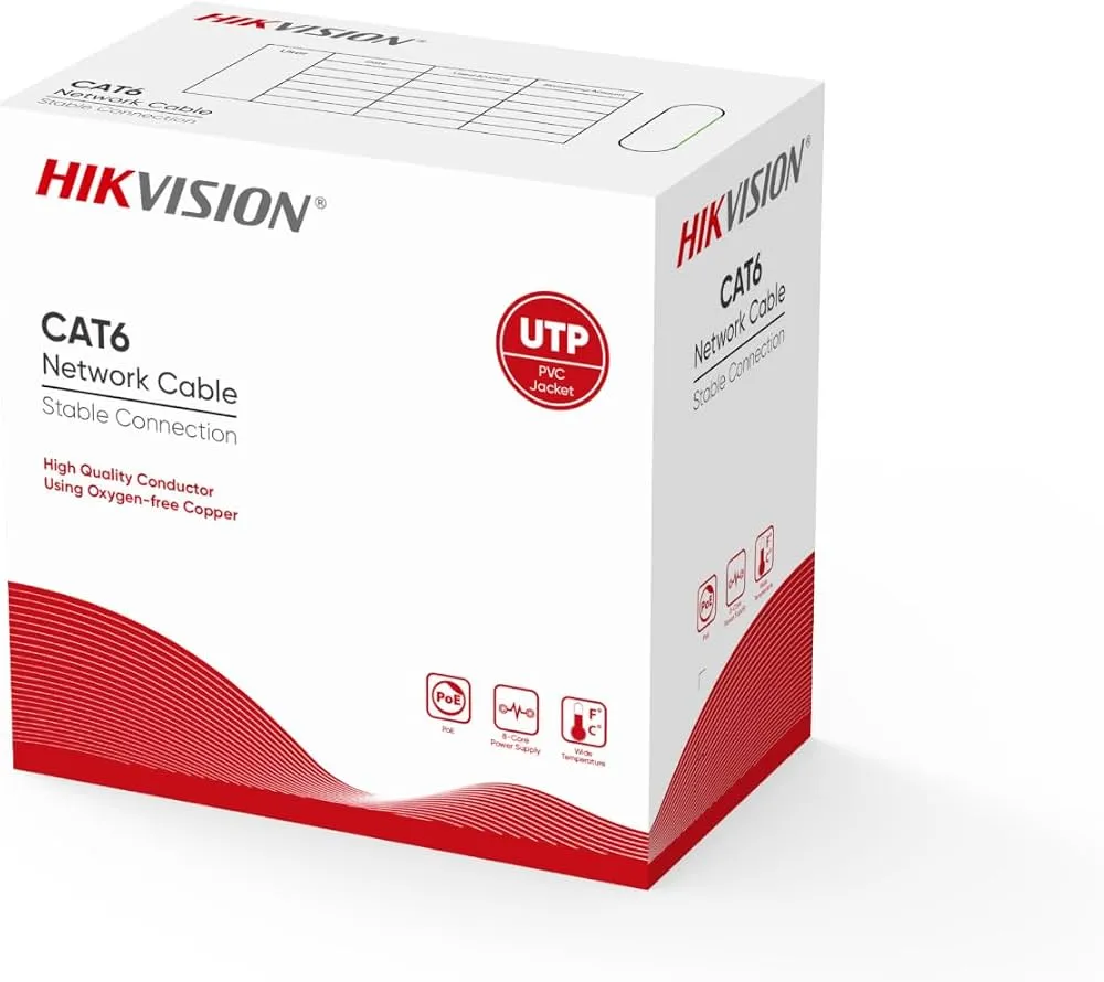 HIKVISION CAT6 Network Cable 305M نحاس %100