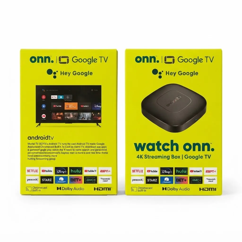 Google TV 4K UHD Streaming Media Box with Voice Remote | Smart Android TV Box with Ultra HD Picture Quality