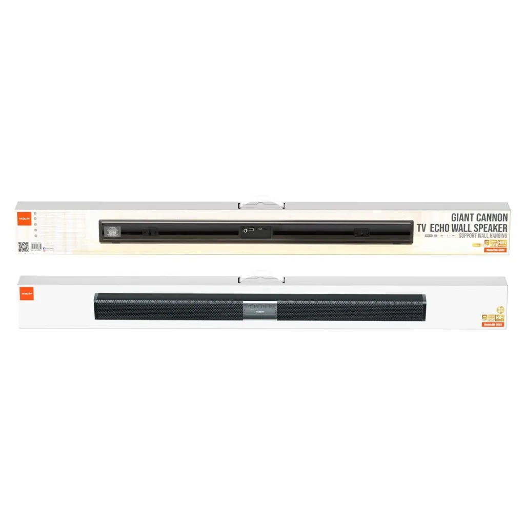 MOXOM MX-SK83 Soundbar Giant Cannon TV Echo Wall Speaker (20W)