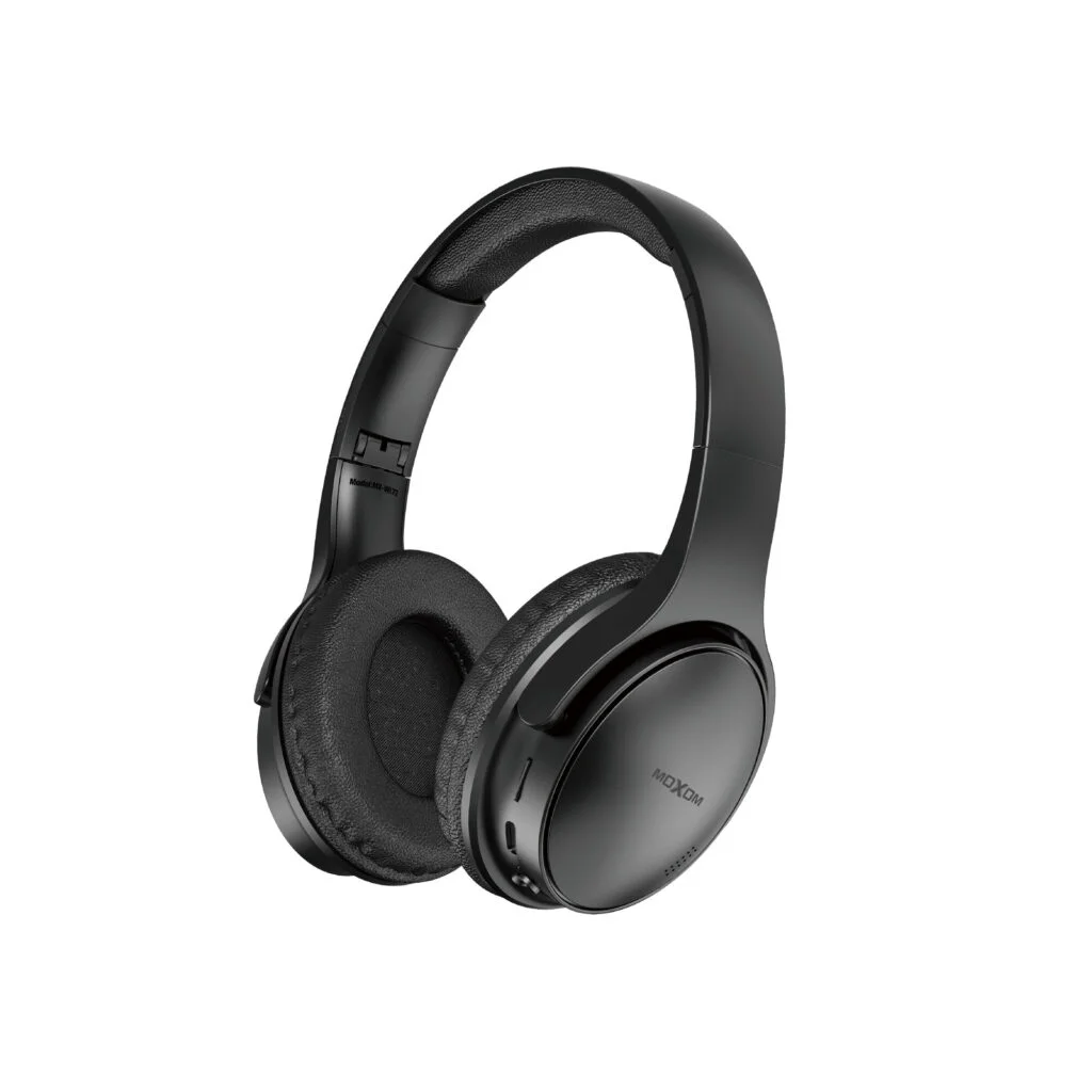 MOXOM MX-WL72 Multi-functional Wireless Headphone Wireless Music CallRadio MP3 (BLACK)