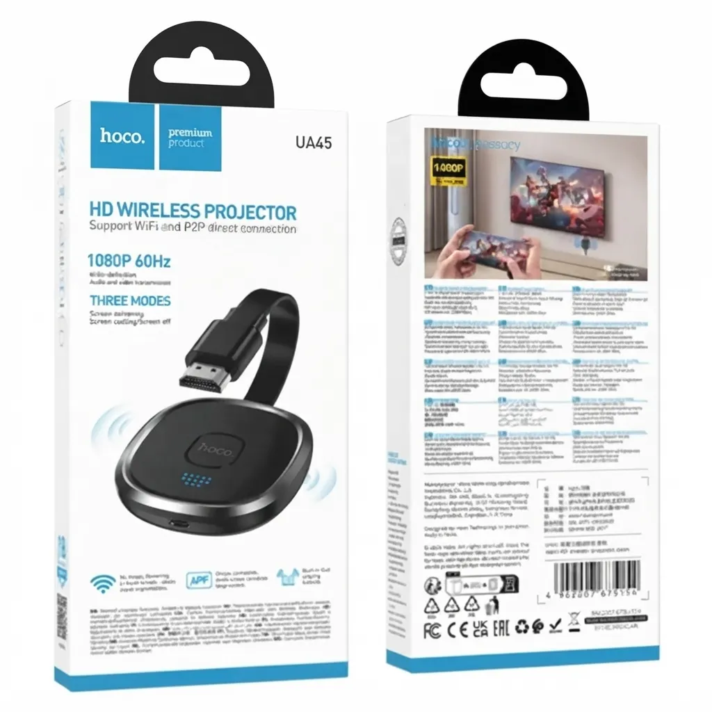 HOCO UA45 – Wireless HDMI Display Dongle 1080P 60Hz