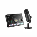 Maono Podcast Streaming Bundle with AMC2 NEO Audio Mixer & PD200X USB/XLR Dynamic Microphone