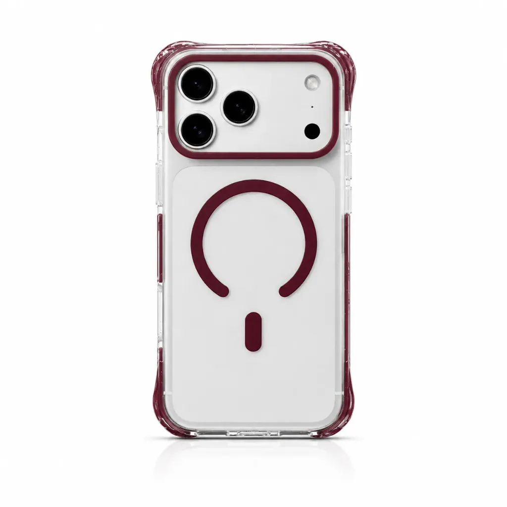 TADAGEE PHONE COVER FOR IPHONE 18 PRO MAX - درع موبايل مدرع سميك شفاف مع ماك سيف للايفون 18 + 17 برو ماكس