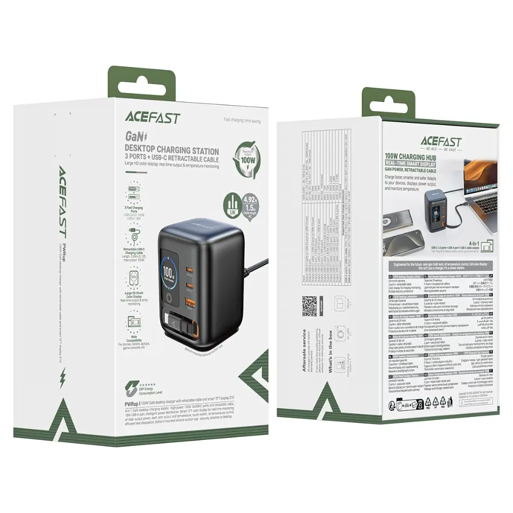 ACEFAST Z10 PD100W GaN Desktop Power Station