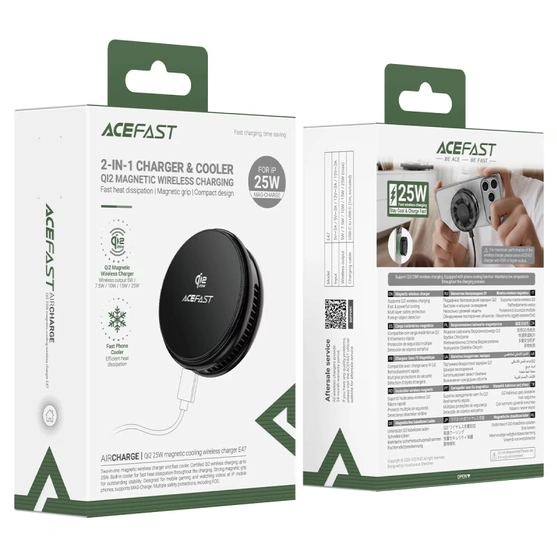 Acefast E47 2in1 Wireless Network Charger 25W