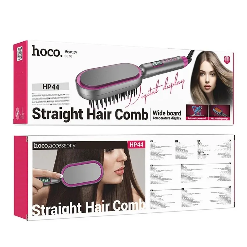 Hoco HP44 Electric Straightening Hair Comb with Digital