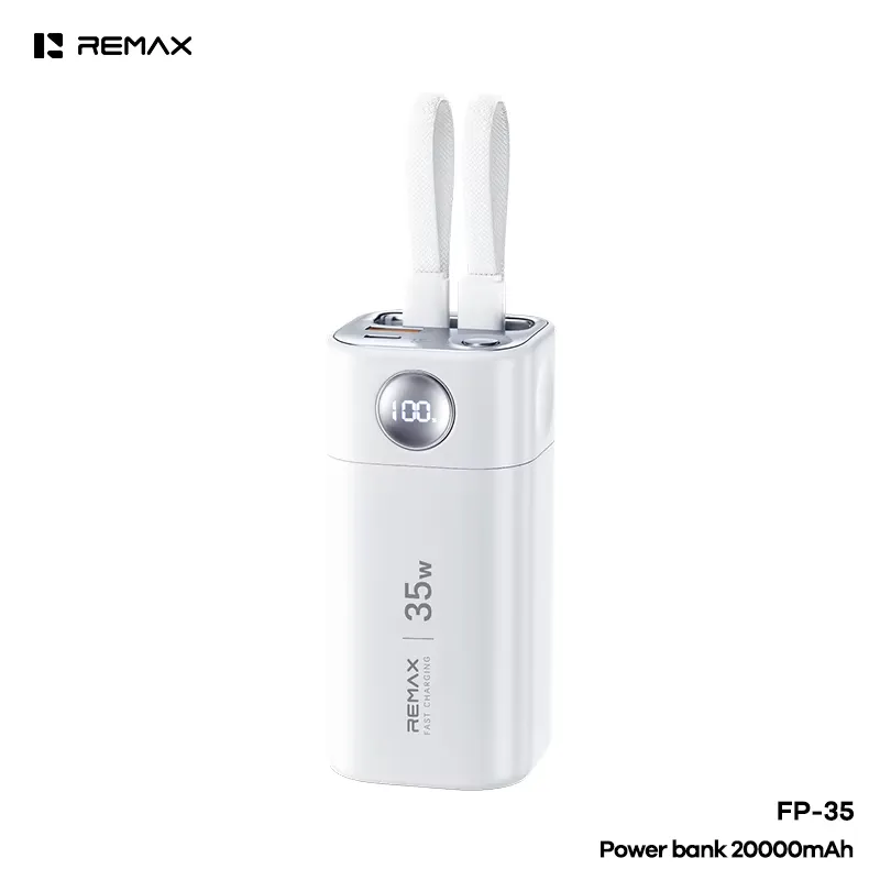 REMAX POWER BANK Cabled FP-35 20000mAh (white)