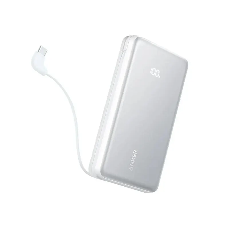 Anker Zolo Power Bank 20K 22.5W Built-In USB-C Cable 1x USB-A 2x USB-C