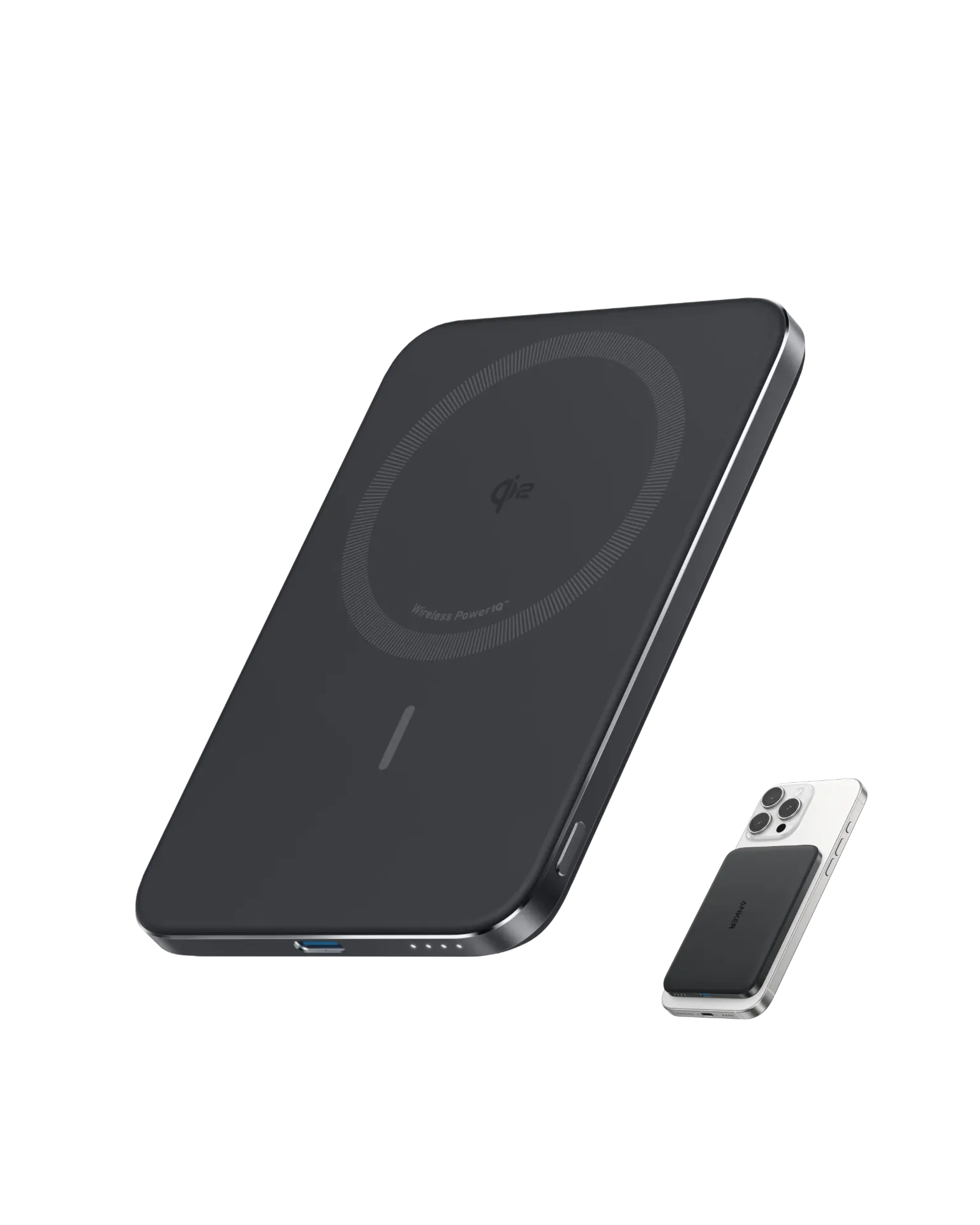 [A1665H11] Anker Nano Wireless External Battery 5000mAh 20W PD + FQI 1 x QI - 1 x USB-C A1665H11
