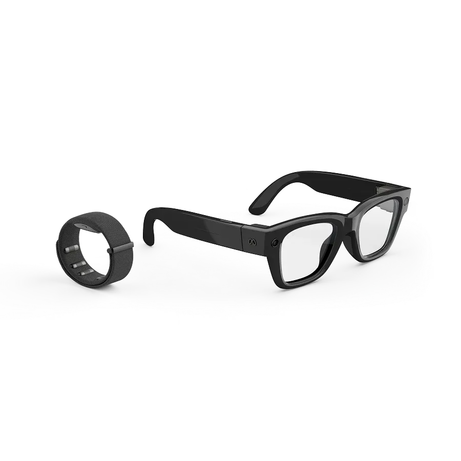 Ray-Ban Meta Display Smart AI Glasses with Neural Band, In-Lens Display, Shiny Frame (Used)