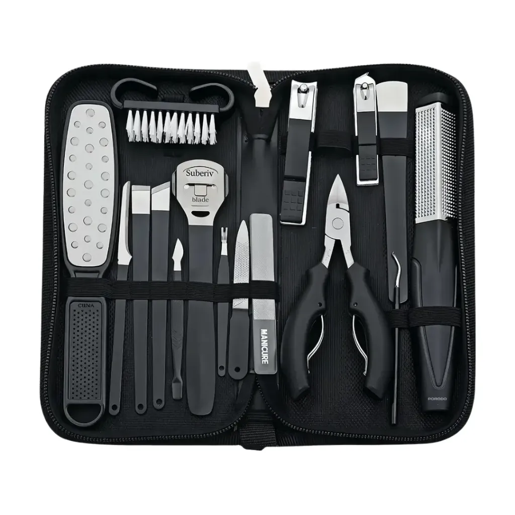 Porodo 16-In-1 Portable Nail Clipper Set