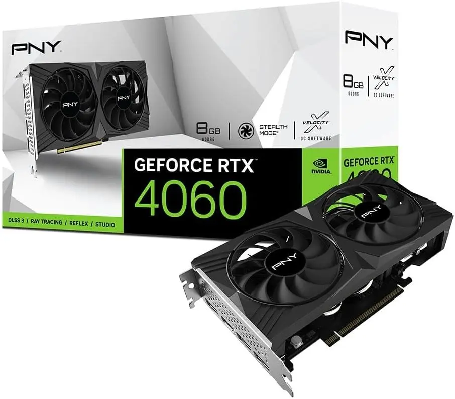 VGA PC CARD PNY RTX 4060 DUAL 8GB