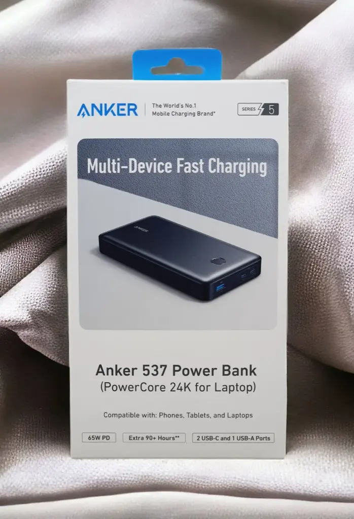 Anker 537 Power Bank (PowerCore 24K for Laptop) 65W