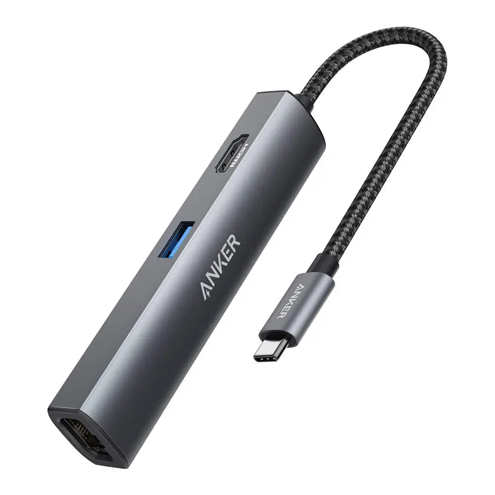 ANKER PowerExpand+ 5 In 1 USB-C Ethernet Hub A8338HA1