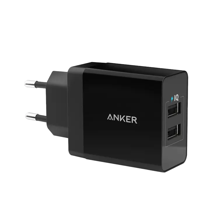 Anker 24W 2-Port Usb Charger - Black
