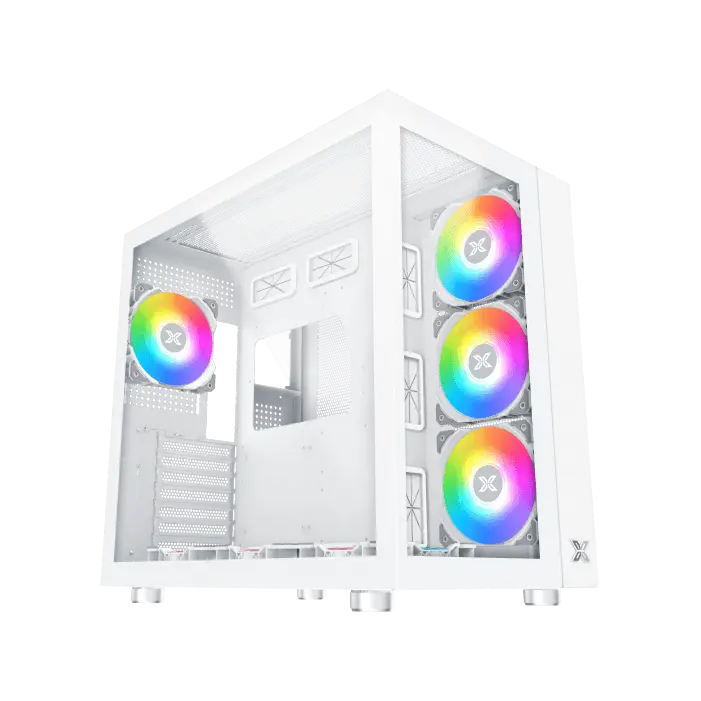 atx xigmatek gaming aquarius pro white