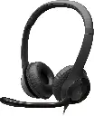 logitech h390 wired headset for pc/laptop, stereo