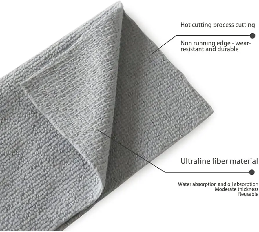 قطعة قماش مايكروفايبر microfiber cloth 30x30cm
