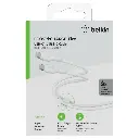 Belkin BOOST CHARGE Flex Silicone cable USB-C to USB-C 2.0 - 1M - White