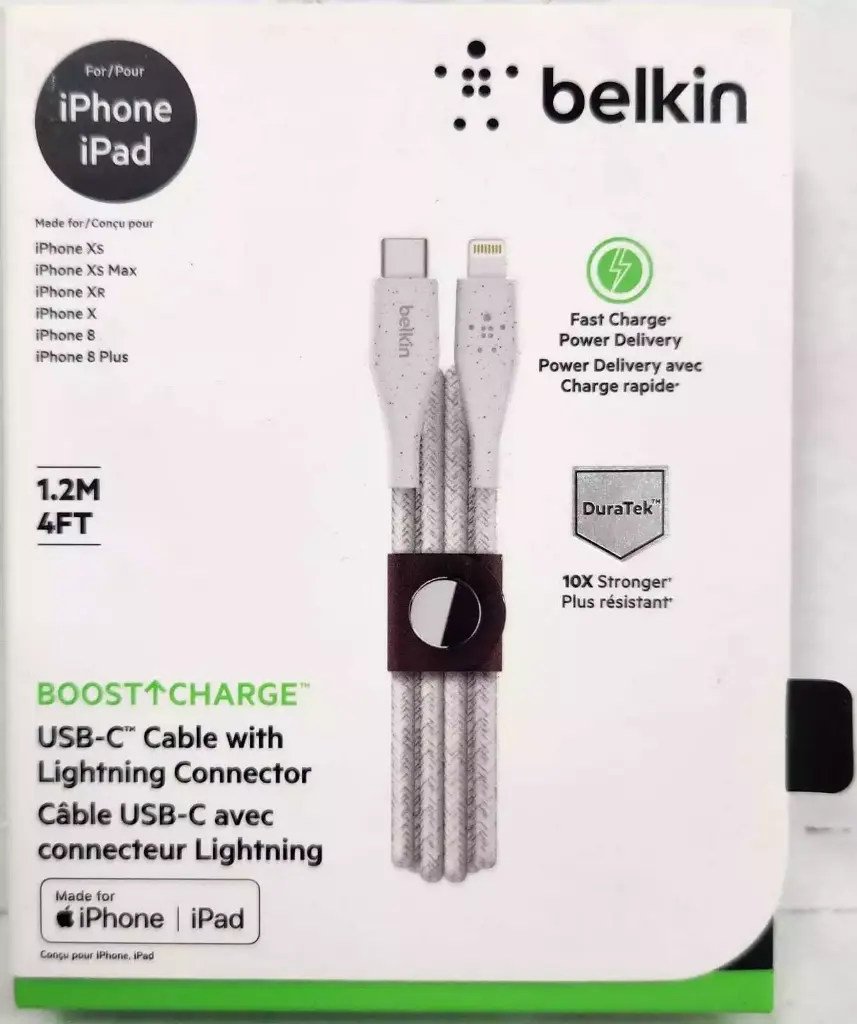 Belkin Cable Lightning to Type-c 1.2M - White - Dream2000