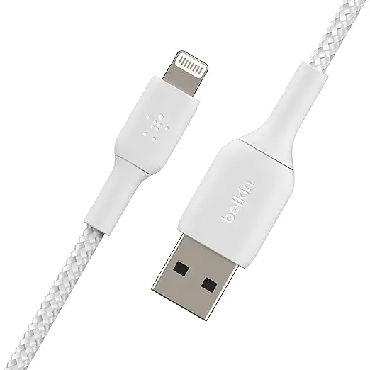 Belkin BoostCharge 1M Lightning to USB-A Cable, - White