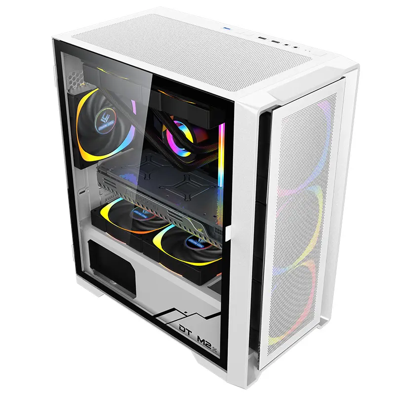 Lovingcool  LC-90pro  white  Tempered Glass  Case Full Tower Micro ATX ITX