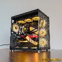 Lovingcool Case ufoii Tempered Glass Mid Tower Black ITX/M-ATX/ATX