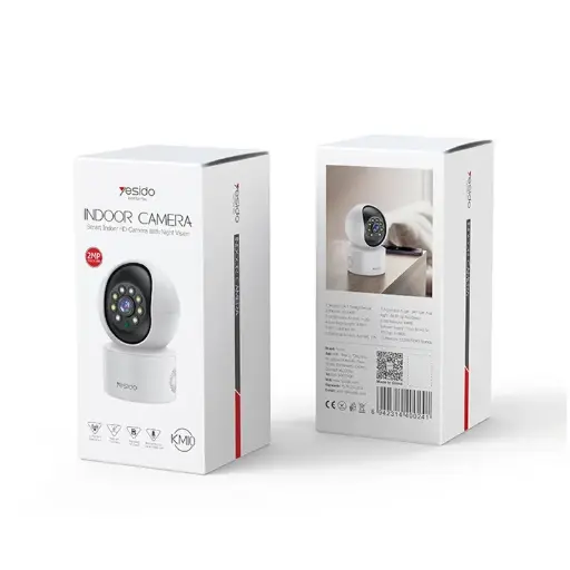 [NQ2703] Yesido KM10 2.0MP Full Color Day and Night Smart Camera, Specification:UK Plug