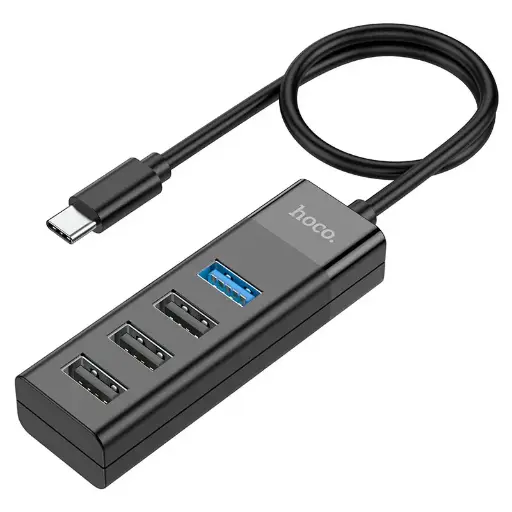 [NQ1101] Hoco 4 in 1 Type C to USB 3.0 + USB 2.0X3 Convertor