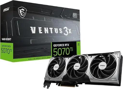 [NQ1628] MSI GeForce RTX™ 5070 Ti 16G VENTUS 3X OC
