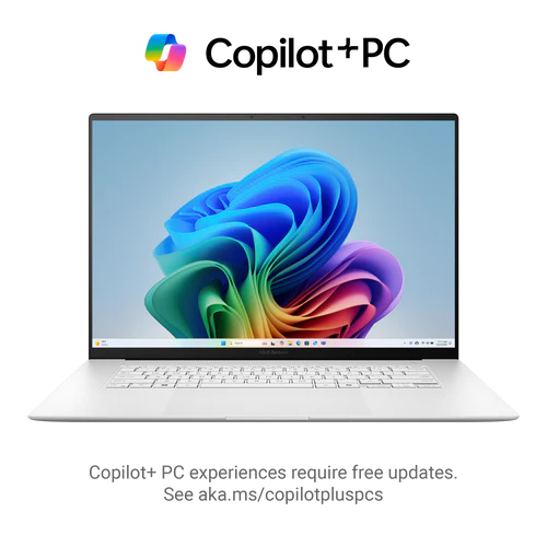 [NS52] ASUS Zenbook S 16 Copilot+ PC OLED UM5606WA-RJ263W Laptop 16" 3K 120Hz Laptop - Ryzen AI 9 HX 370 - 32GB RAM - 2TB SSD - Shared - WIN 11 (Scandinavian White)