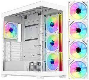 [NQ1426] Lovingcool  LC-60II  white  Tempered Glass  Case Full Tower Micro ATX ITX