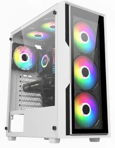 [NQ1426] Lovingcool  LC-60II white  Tempered Glass  Case Full Tower Micro ATX ITX