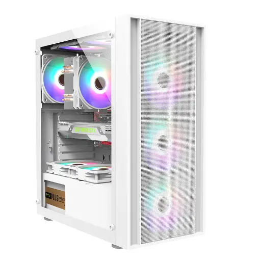 Lovingcool  LC-m3  white  Tempered Glass  Case Full Tower Micro ATX ITX