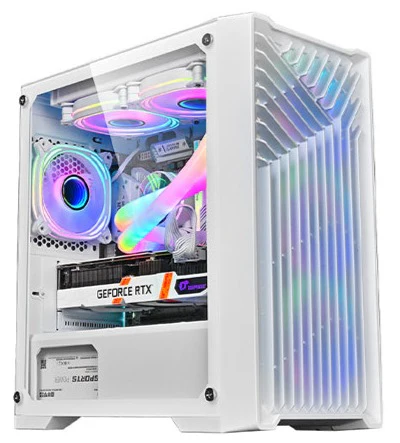[NQ1429] Lovingcool  LC-70m  white  Tempered Glass  Case Full Tower Micro ATX ITX