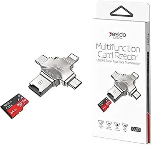 [NQ2696] Yesido GS13 Multi function Card Reader with USB3.0 Super Fast Data Transmission