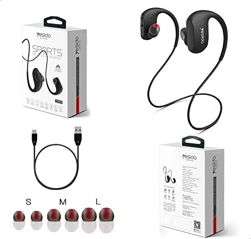 [NQ2724] Yesido YSP02 Stereo Wireless Noise Cancelling Earphones with Microphone