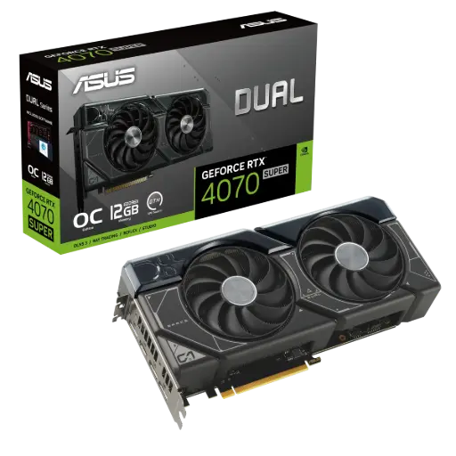 ASUS Dual GeForce RTX™ 4070 SUPER OC Edition 12GB